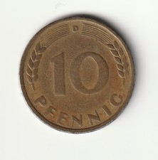 10 Pfennig 1949 D Banca dei