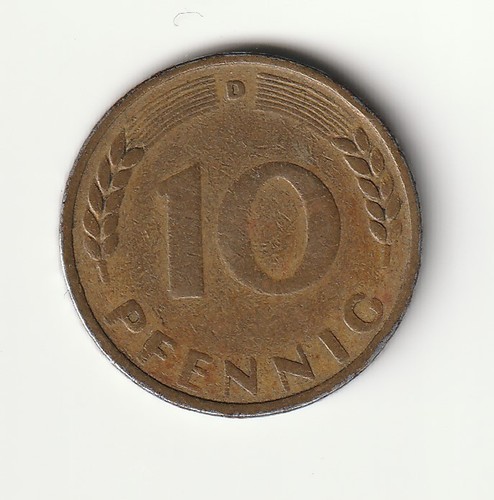Pfennig 1949 banca dei - pfennig,
