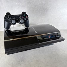 PLAYSTATION 3 RETROCOMPATIBILE Nero Sony PS3 60GB Con Cavi + CONTROLLER