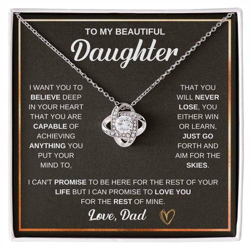 Collana nodo amore mia - d'amore, a