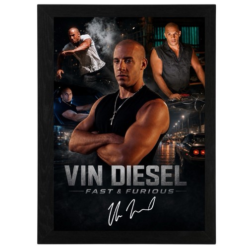 Vin diesel signed autograph - vin,