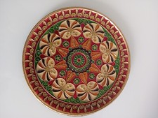 Piatto decorativo in rame con