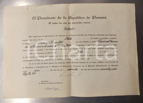 1955 panama diploma - diploma, di