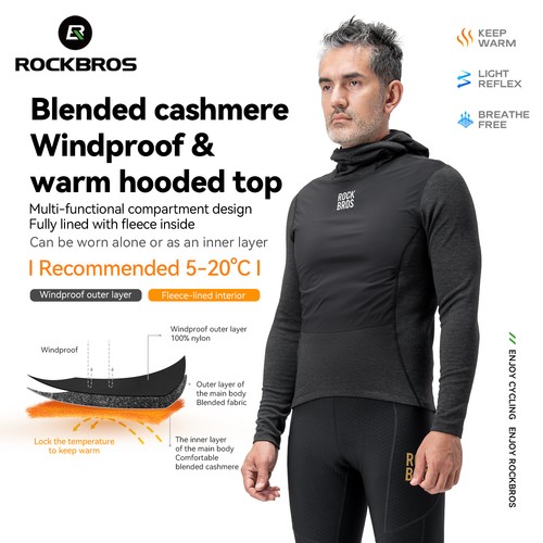 Rockbros felpa con - felpa,