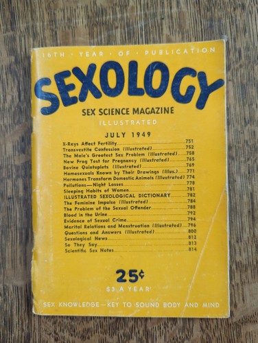 Sexology magazine july - sexology, 1949