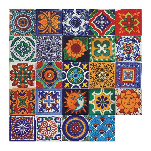 24pcs autoadesivo mosaico - 2x(24pcs,