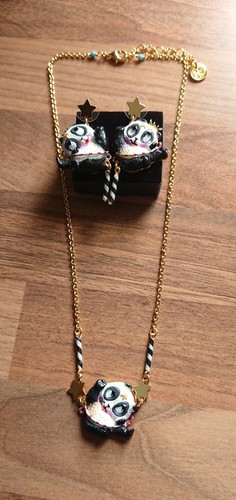 Collana orecchini les - e,