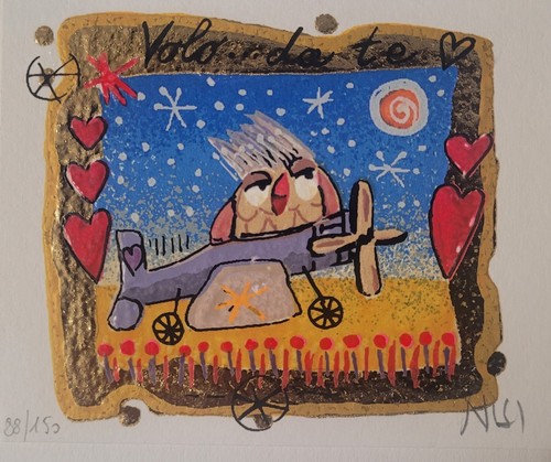 Leo nisi serigrafia volo te - leo, da