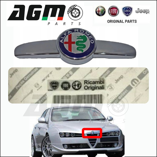 Barra griglia cromata stemma - griglia,