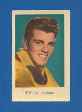 1962 Dutch Gum TV #137 Fabian