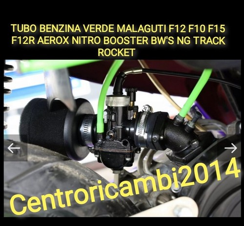Tubo benzina verde - benzina, malaguti