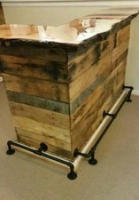 Piede bar/cucina in ferro nero