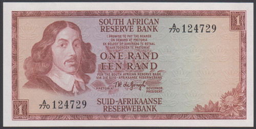 Sudafrica rand 1966 au - 1966-72,
