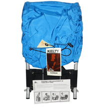 Zaino KELTY vintage anni 70 blu esterno telaio alluminio escursionismo campeggio sentieri SR-2