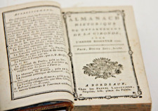 Almanach à 12 sous, relié