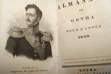 ALMANACH DE GOTHA 1840 RELIURE