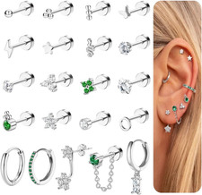 21 PCS Piercing Orecchio