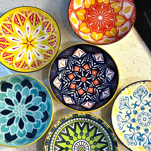 Set piatti insalata ceramica - insalata,