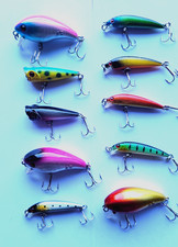 LOTTO DI 10  ESCHE ARTIFICIALI