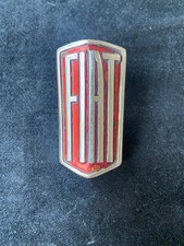 FIAT TOPOLINO C logo cofano originale (1949–1955) – logo FIAT metallo smaltato
