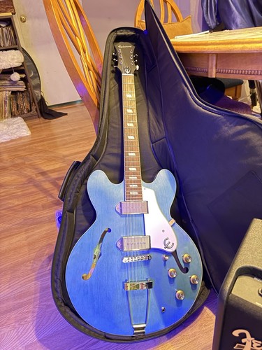 Epiphone casino worn blue - casino,
