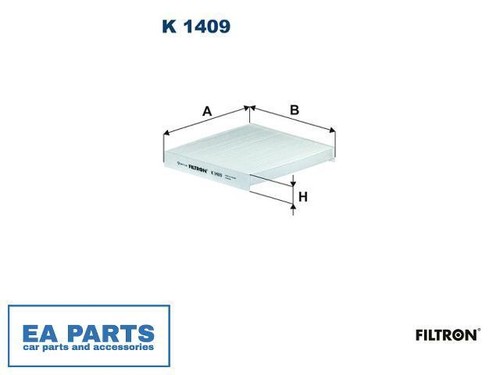 Filtro aria abitacolo per kia - abitacolo,