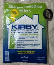 SACCHETTI SOTTOVUOTO KIRBY:6 SENTRIA UNIVERSALI~ F Style MICRON MAGIC Hepa include 1 Cinghia