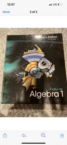 Algebra vol teacher - 1,, 1,
