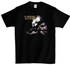 T SHIRT MAGLIETTA RETRO VINTAGE LITFIBA ALBUM "" LACIO DROM"" CHIEDERE INFO