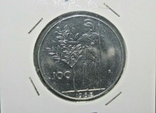 ITALIA REPUBBLICA 1968 MONETA LIRE 100 MINERVA NUOVA FDC (C.0)