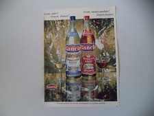 advertising Pubblicità 1960 GANCIA BIANCO / AMARO