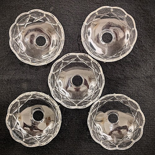 Set bobeche cristallo - 5, per