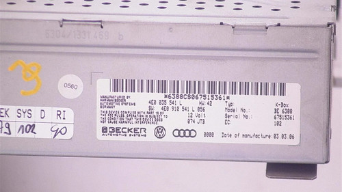 Audio originale audi - audio, q7