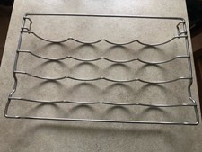 Porta bottiglie vino per frigorifero in acciaio inox - accessorio frigo samsung