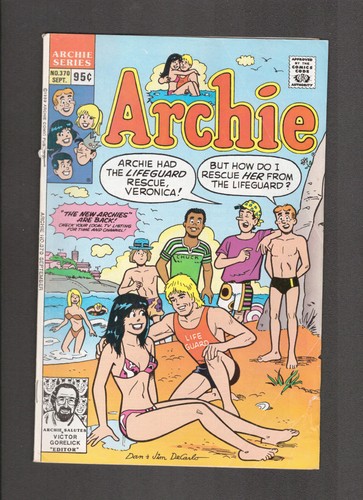 Archie comics 370 - archie, (1989)