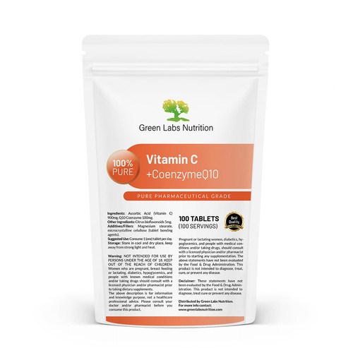 Vitamina 900mg coenzima - c, +