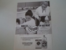 advertising Pubblicità 1974 ACE CANDEGGINA SUPERCANDEGGINA
