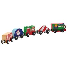 Trenino di Natale in Legno