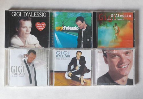 Gigi alessio lotto 6 cd - gigi,