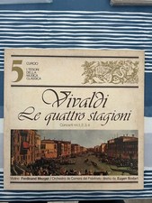 LP 33 GIRI DISCO VINILE VIVALDI LE QUATTRO STAGIONI CONCERTI N°1-2-3-4