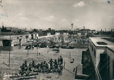 1952 FIDENZA Piscina Bagnanti Trampolino Parma Cartolina