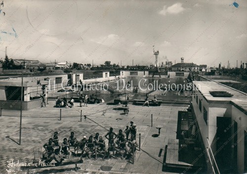 1952 fidenza piscina bagnanti - 1952,