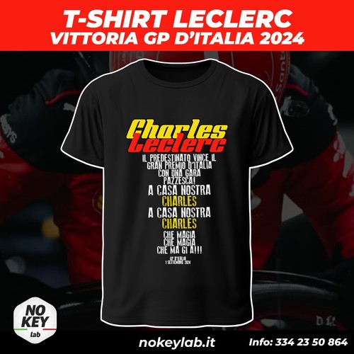 Shirt leclerc gran premio - leclerc,