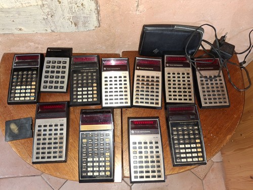 Lot calculatrices texas - 11,