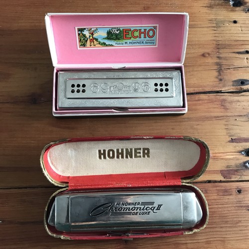 Vintage hohner harmonica echo - harmonica,