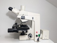Zeiss Microscopio - Treppiede Assioscopio, Tubo Trinoculare, senza obiettivi