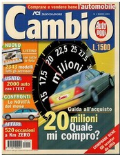 RIVISTA CAMBIO AUTO OGGI - Numero 1 MARZO 2001