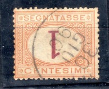 regno 1870 segnatasse 1 centesimo n.3b rara varietà cv 4500!!