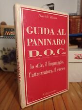 Rossi GUIDA AL PANINARO DOC stile linguaggio l'atrezzatura il cucco Edifumetto