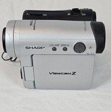 Sharp Viewcam Z VL-Z1U + alimentazione DC e schermo AV rotto testato funziona - solo parti